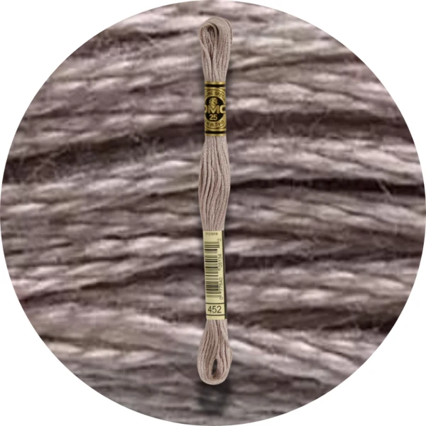 DMC Mouliné Spécial 25 Broderigarn, Ensfarvet, Neutrale nuancer